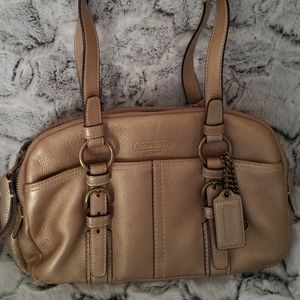 Coach Gold handbag